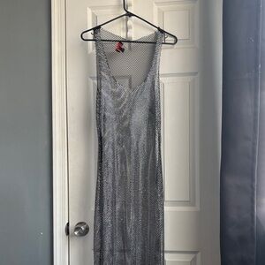 Chic Black and White Maxi Dress